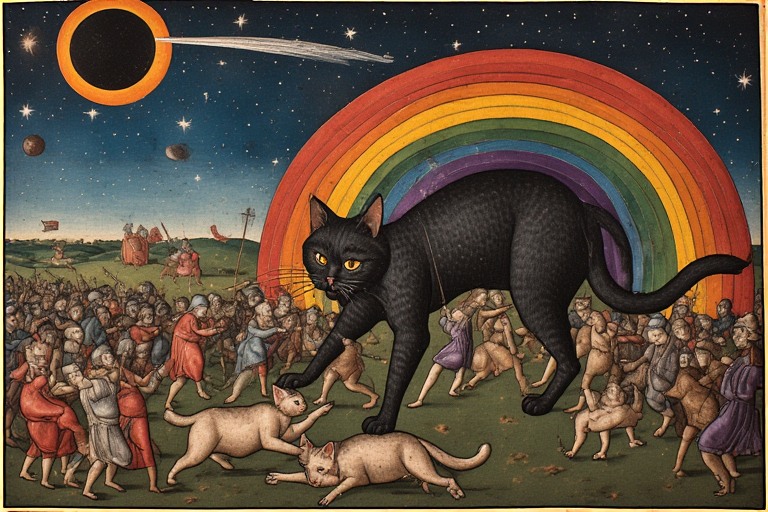 Cats and painbows